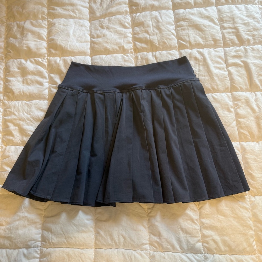 Aerie Dark blue pleated Mini Skirt